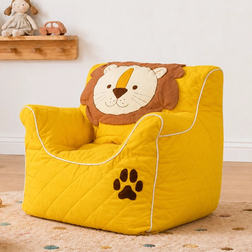 SIMBA THE LION  QUILTED - BEAN CHAIR COVER
