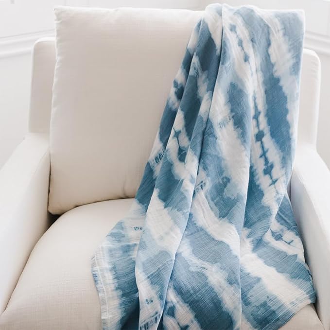 Caspian Swaddle wrap - Blue
