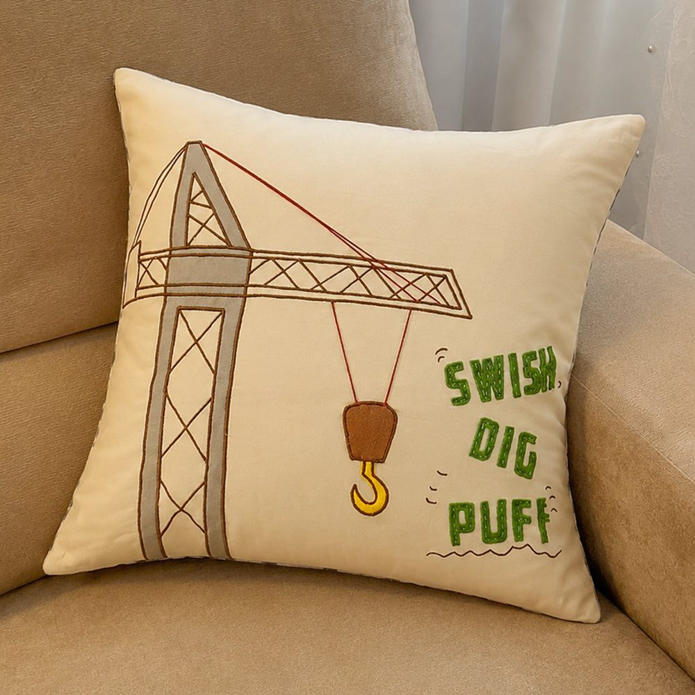 Boys N Toys Swish Dig Puff  Cushion