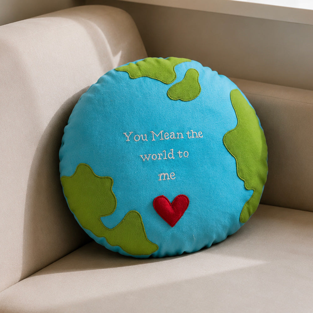 Earth Shaped Cushion