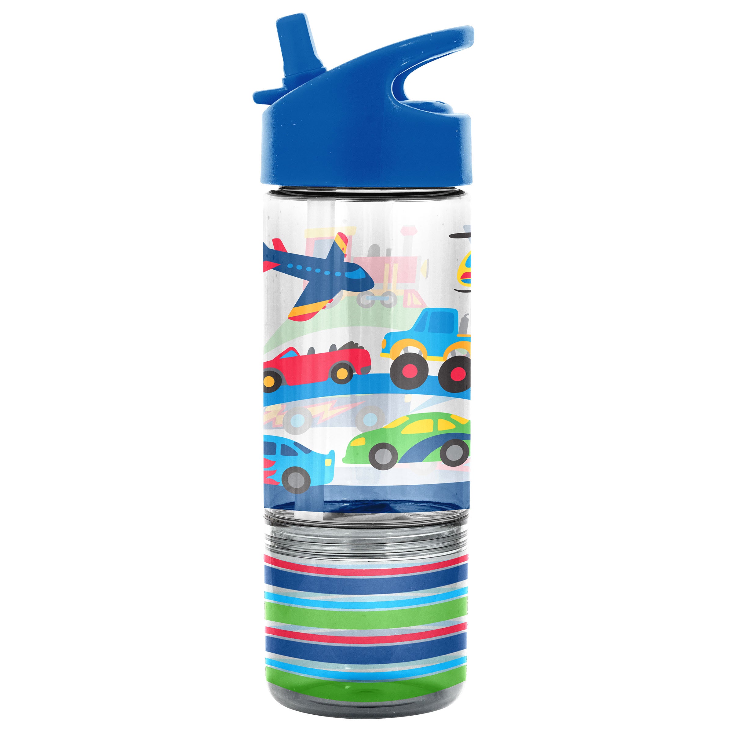 Flip Top Bottle With Snack Container- Transportation