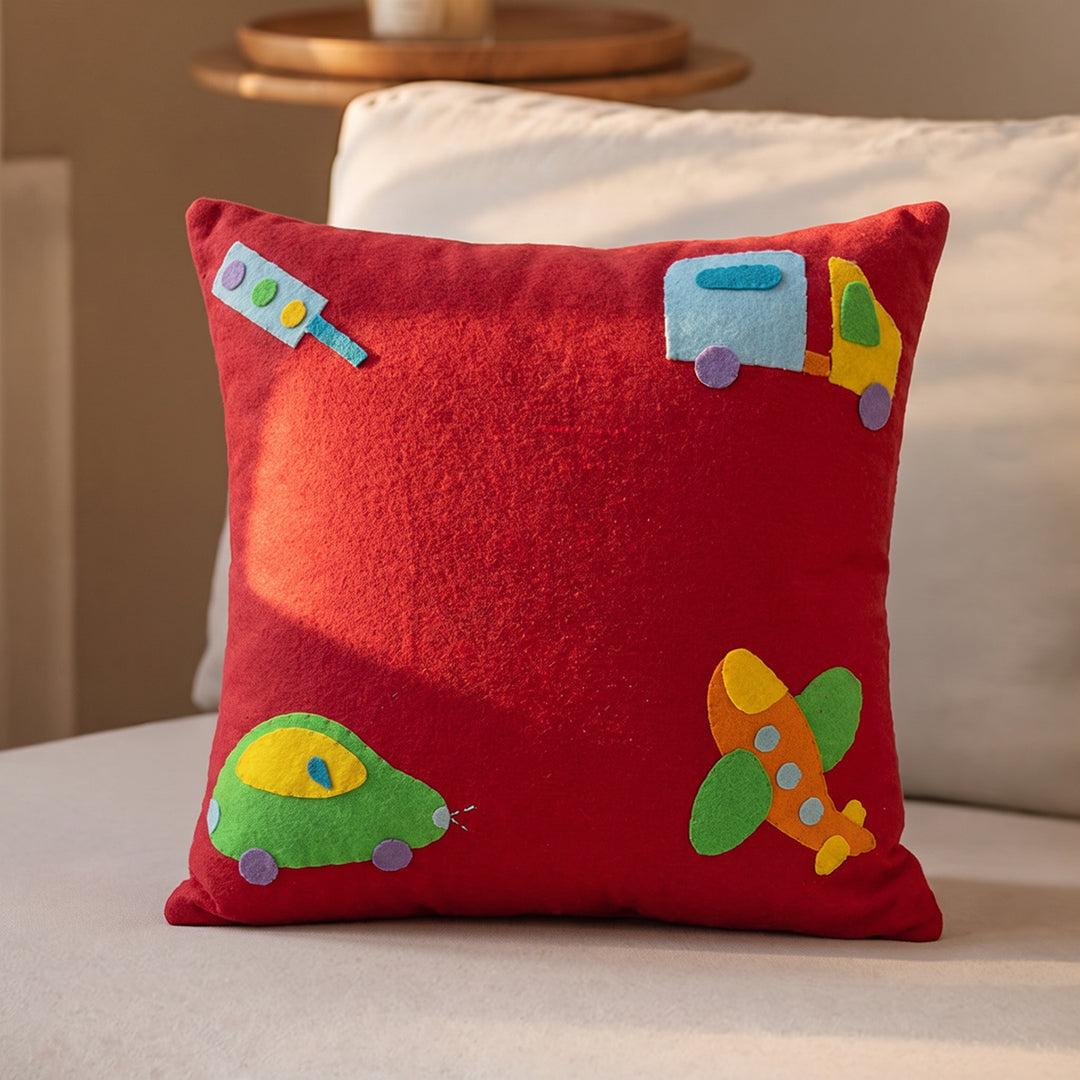 Traffic Red Cushion
