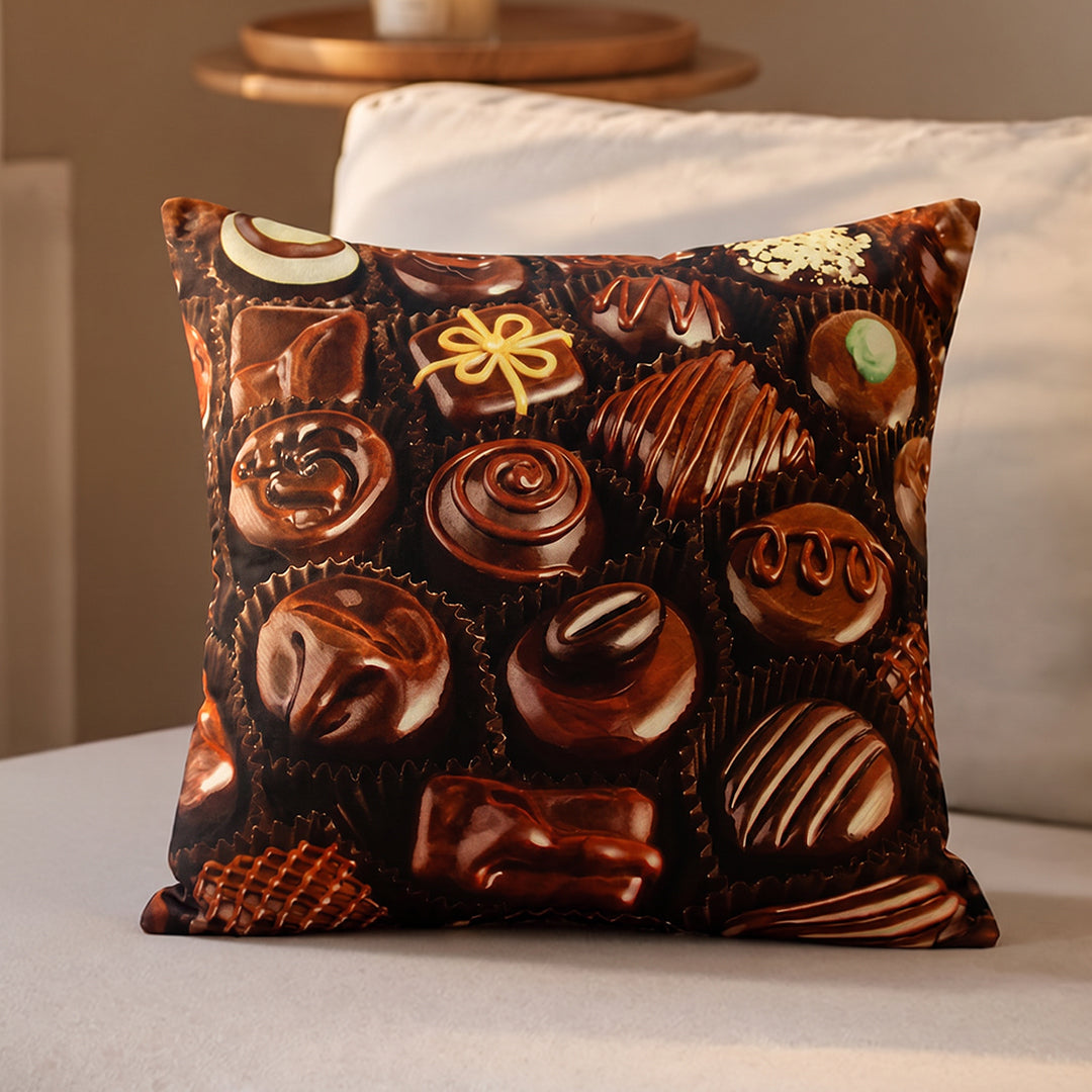 Chocolicious Chocolate Cushion