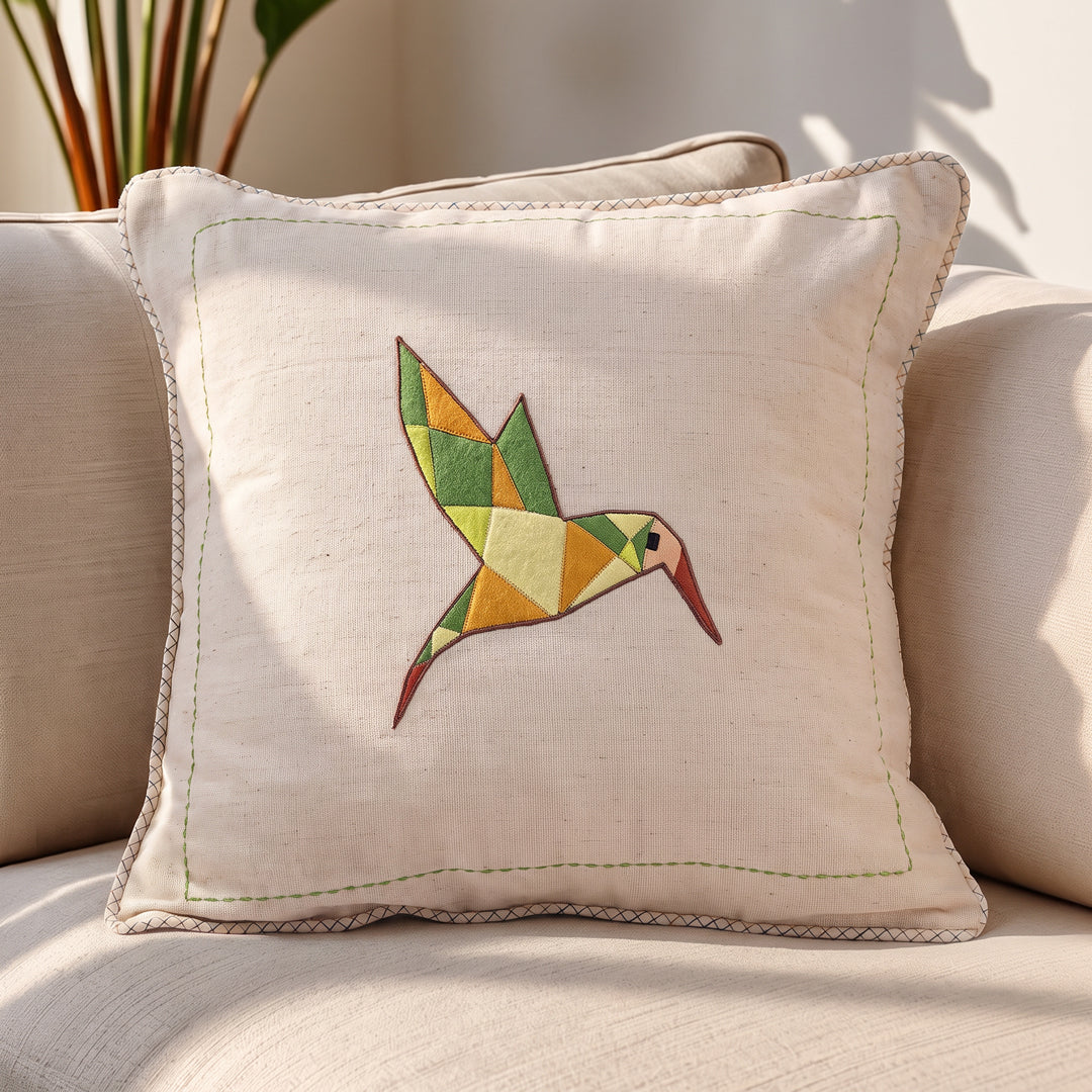 Out In The Woods Bird Cushion