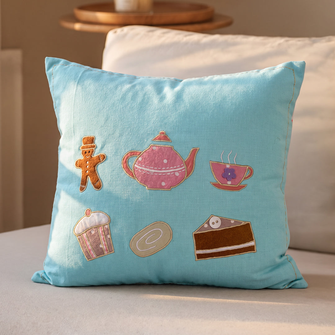 Sound Of Music Tea Set Cushion