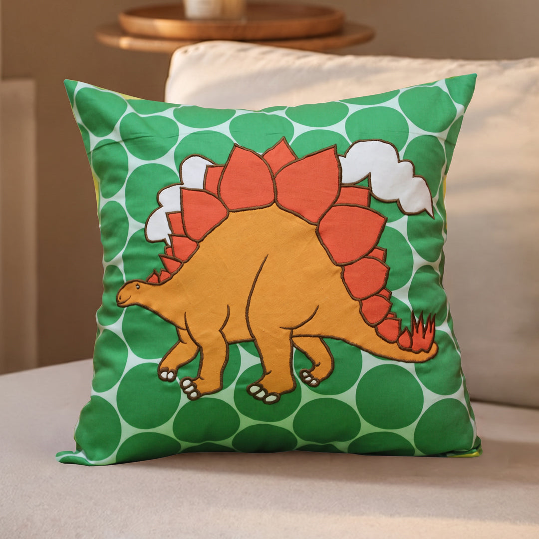 Dinosaur Orange Cushion