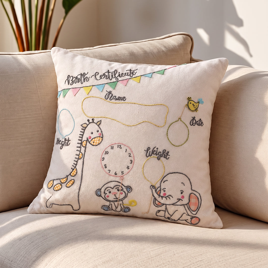 Birth Certificate  Cushion