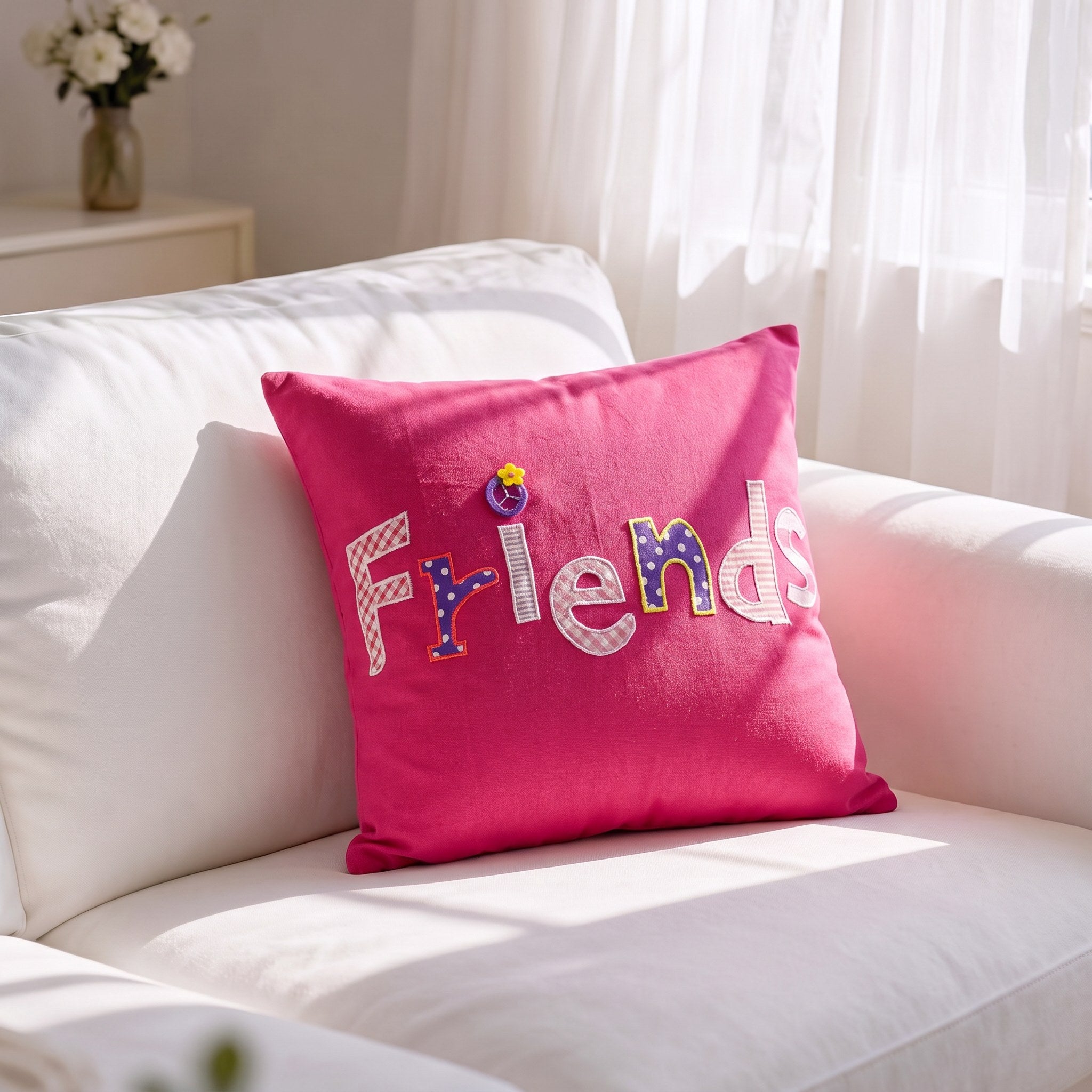 Friendz Together 12" x 12" Cushion Cover