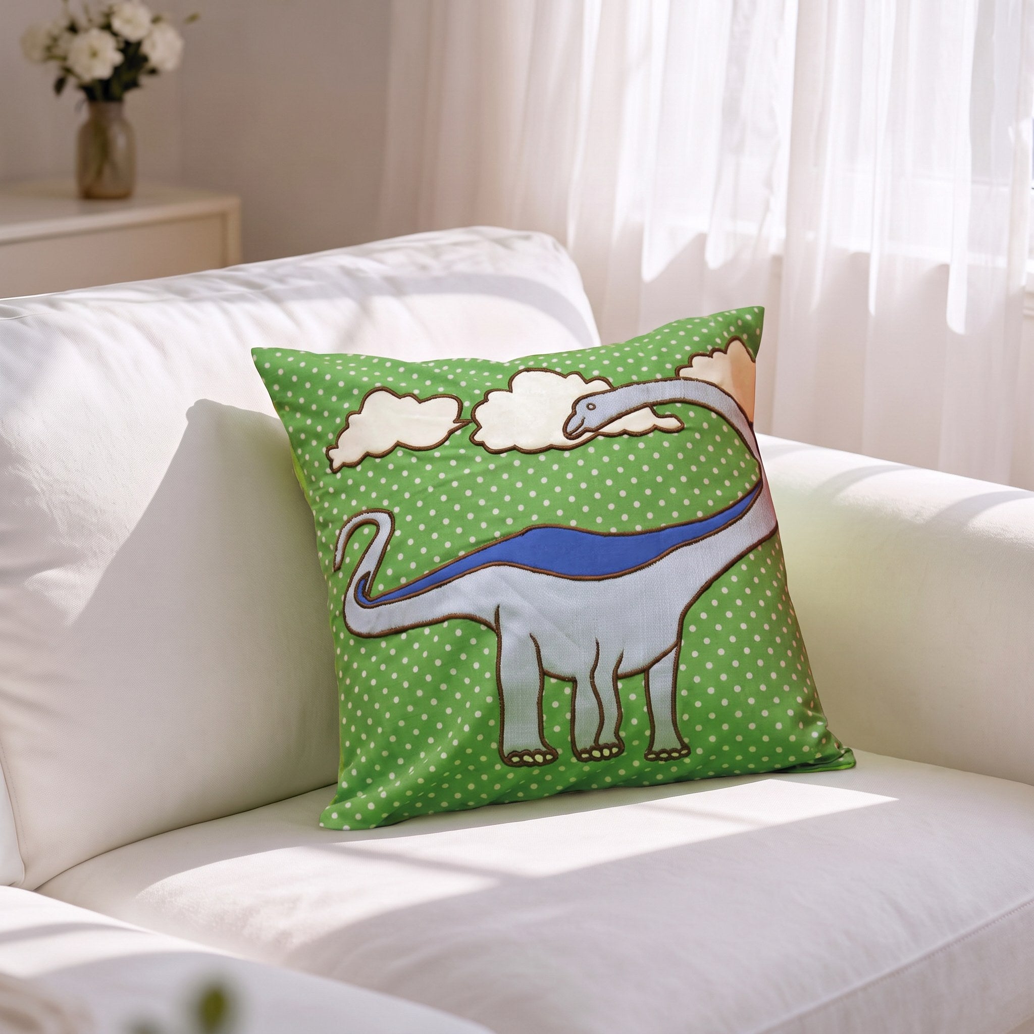Dinosaur 12" x 12" Cushion Cover