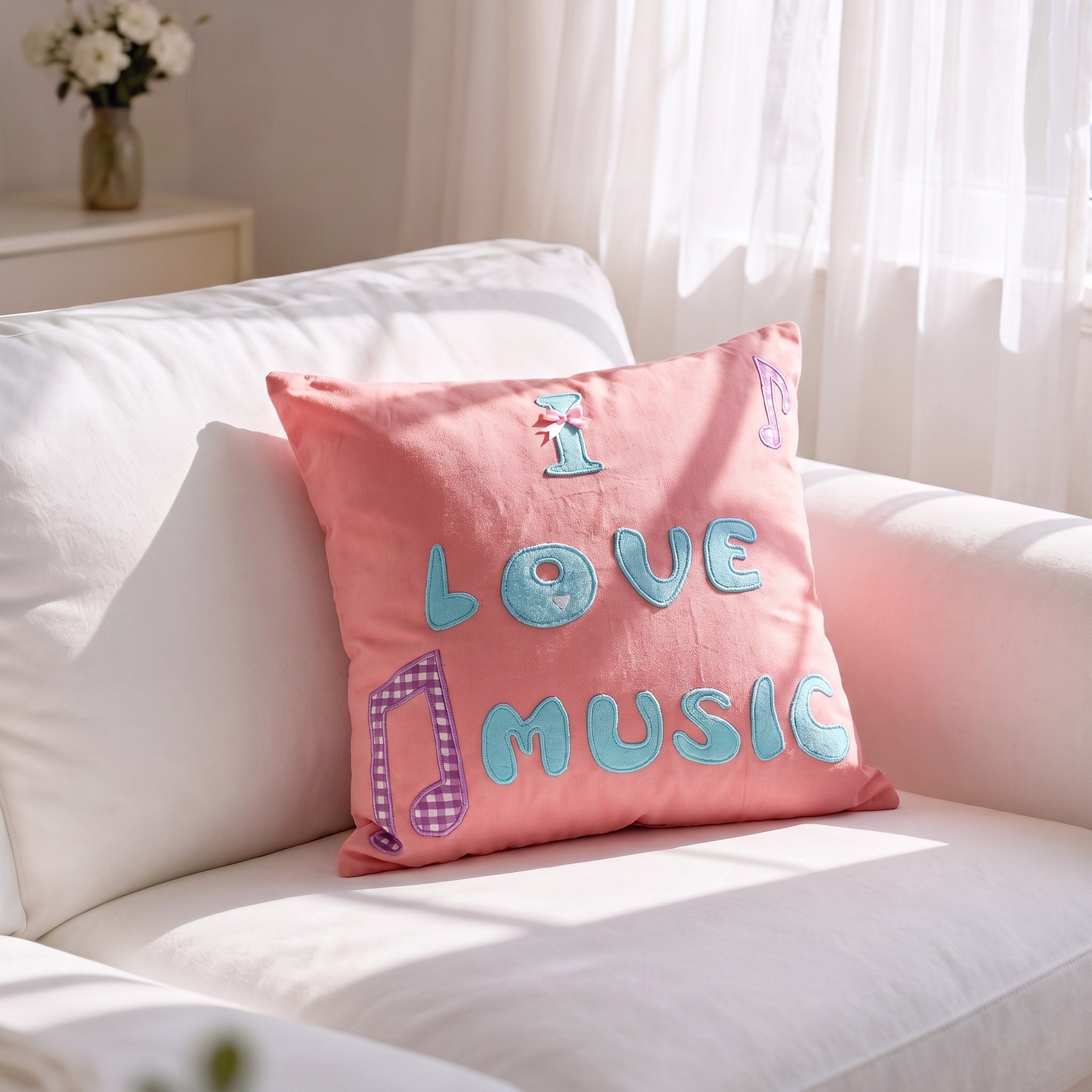 Sound Of Music 12" x 12" Cushion Cover