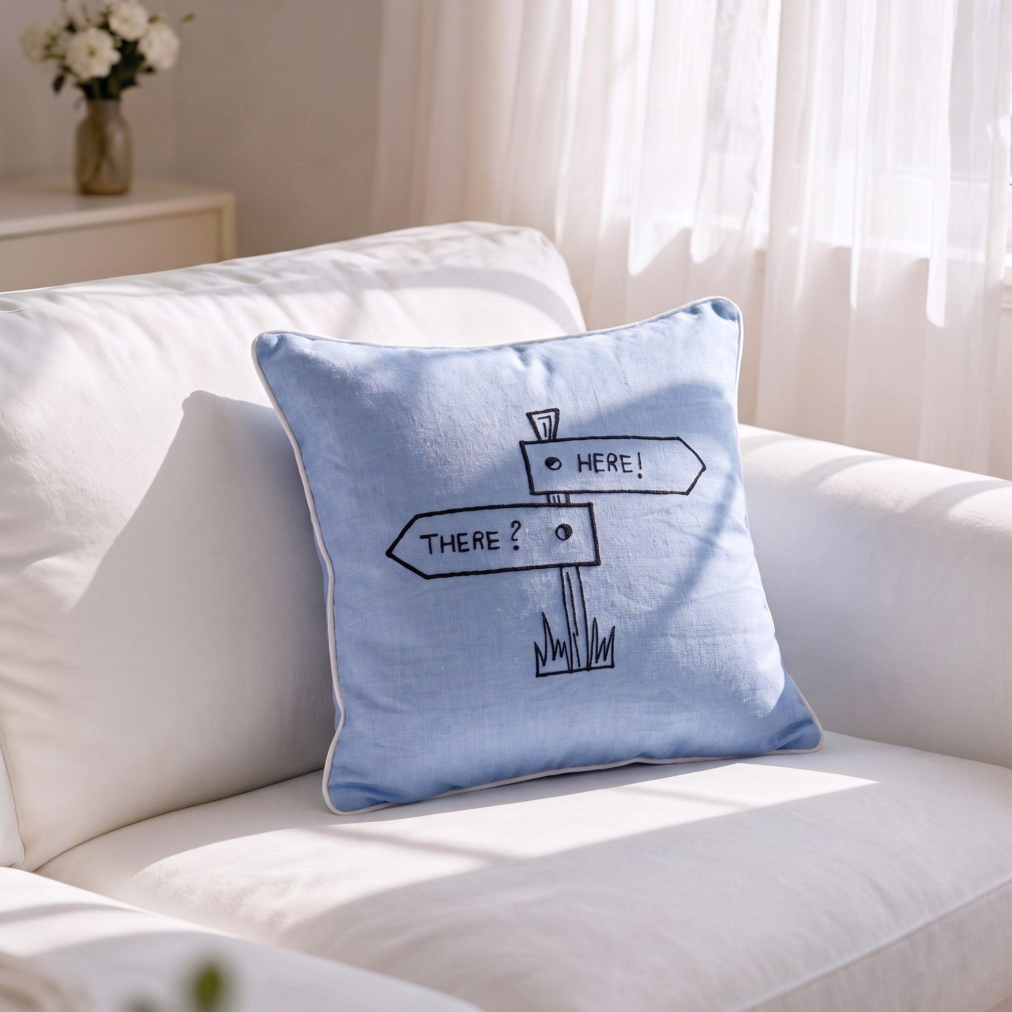 Doodle Dude 12" x 12" Cushion Cover