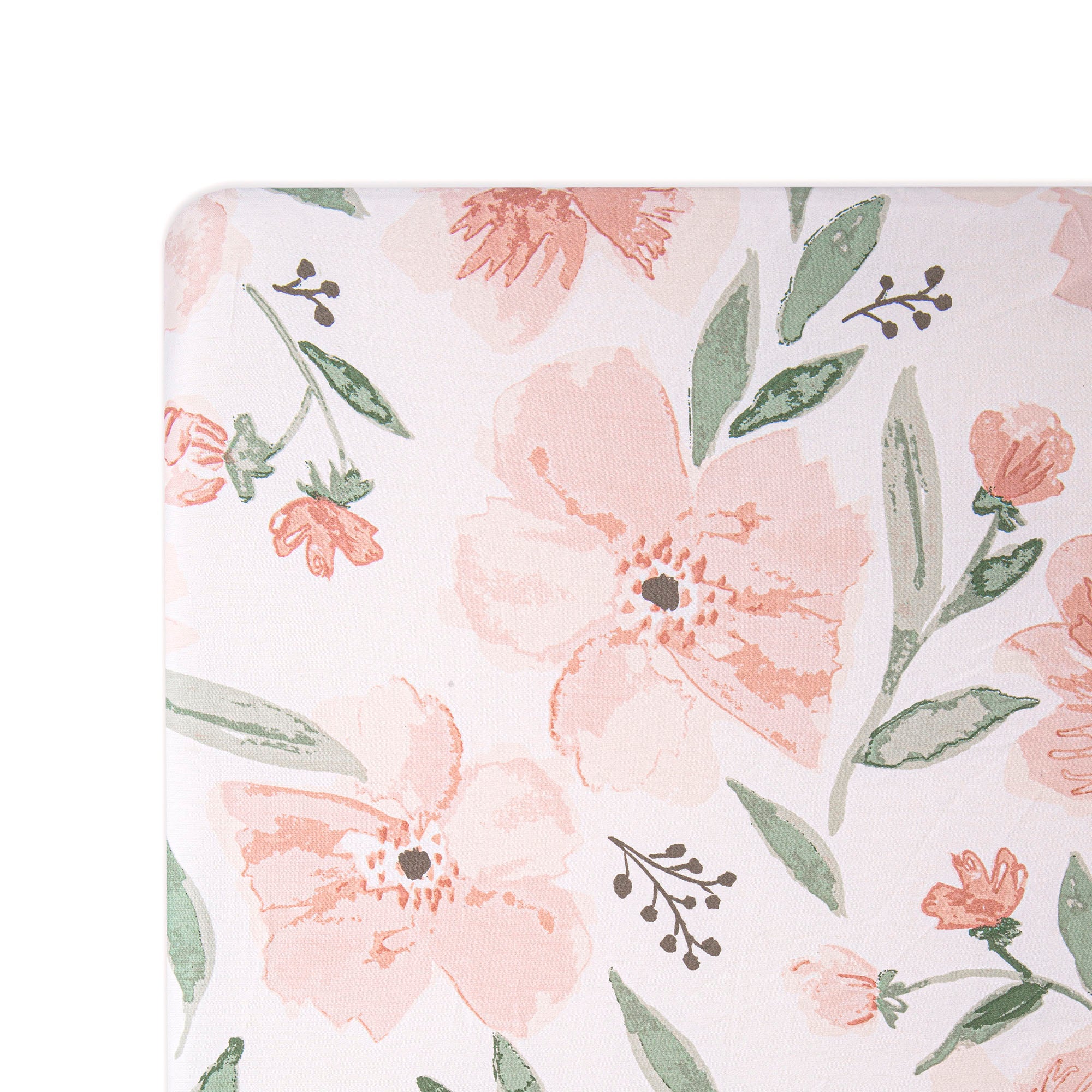 Parker Crib Fitted Sheet – Floral