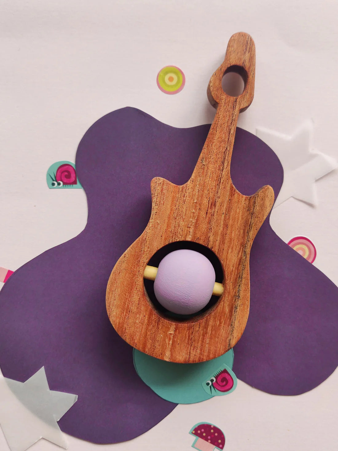 Guitar Wooden Rattle