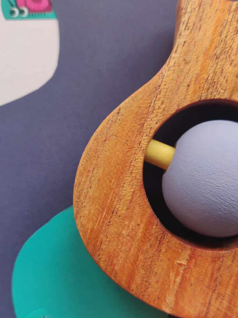 Guitar Wooden Rattle