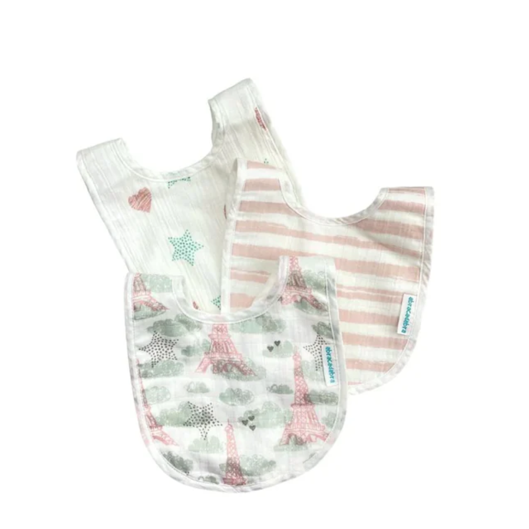 Muslin Bibs Eiffel Tower