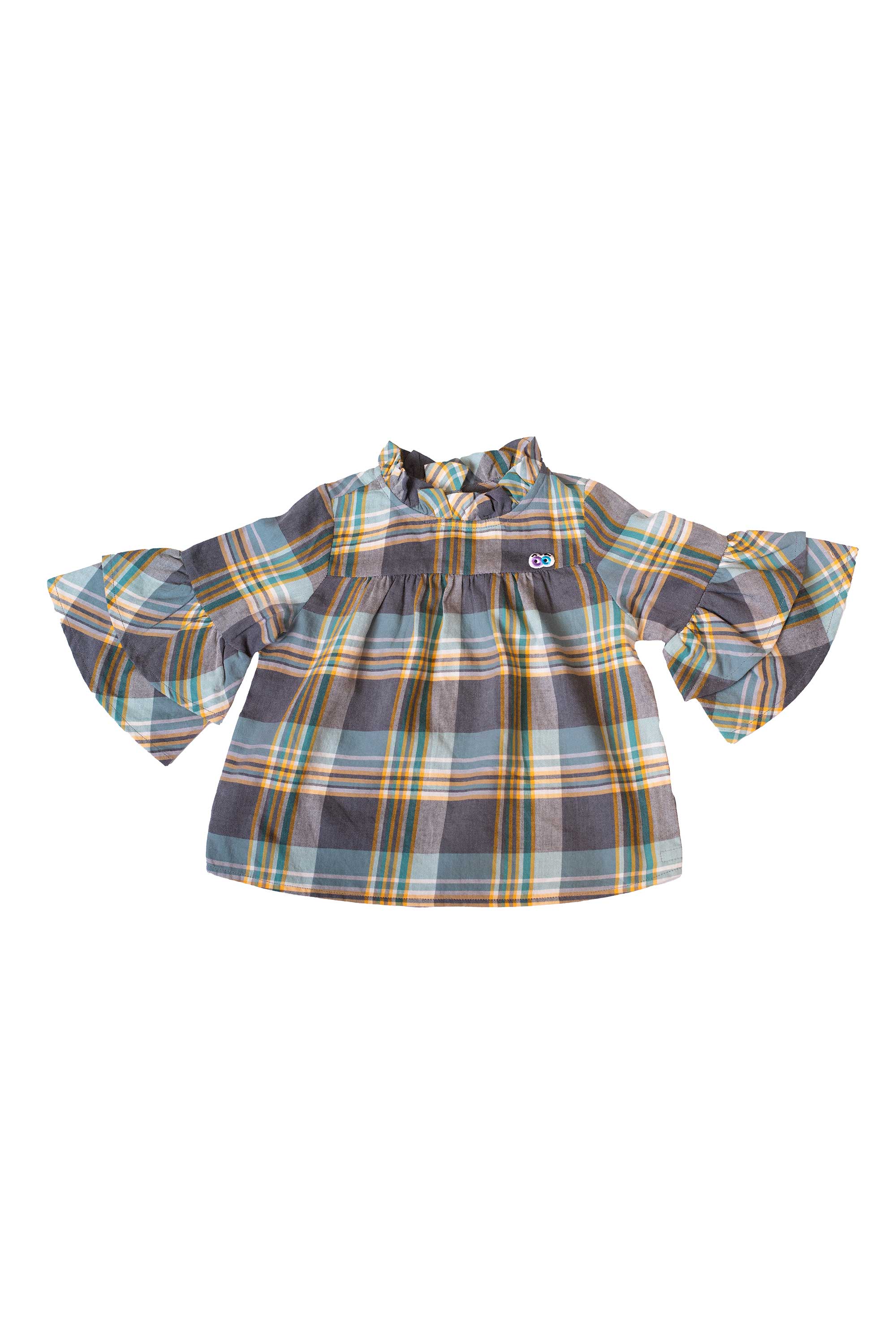 Girls Gusty Plaid Top