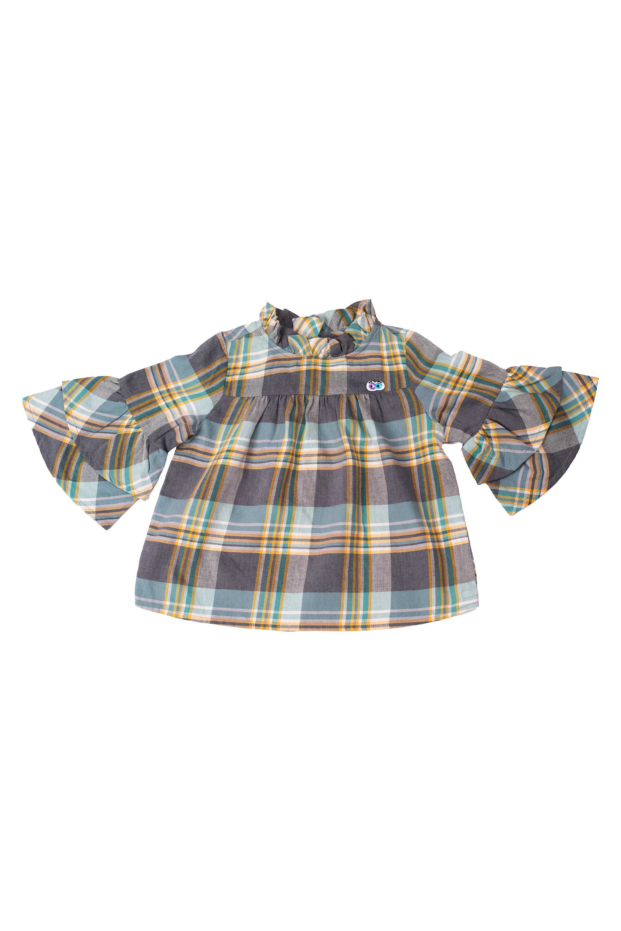 Girls Gusty Plaid Top