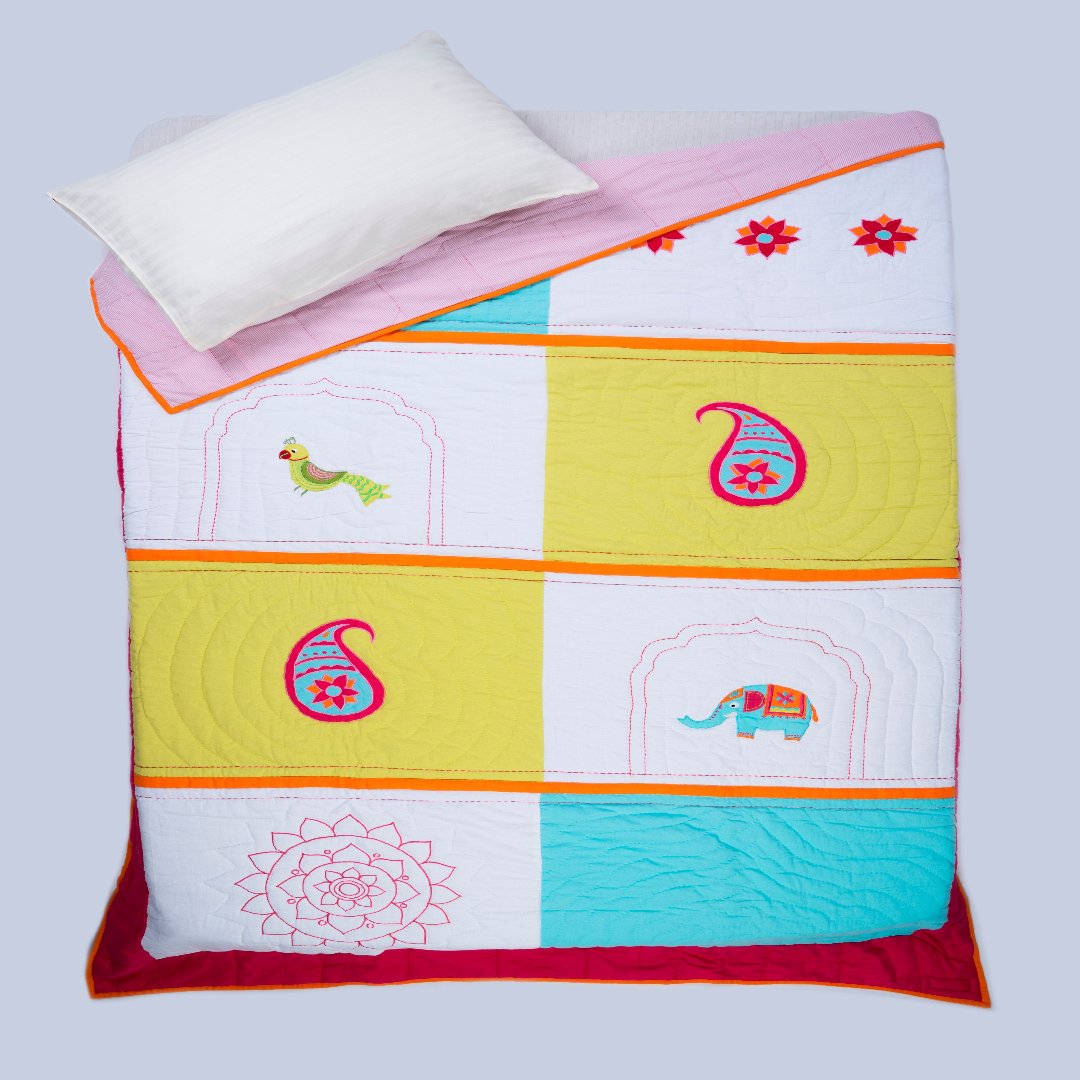 Amazing India Quilt Single