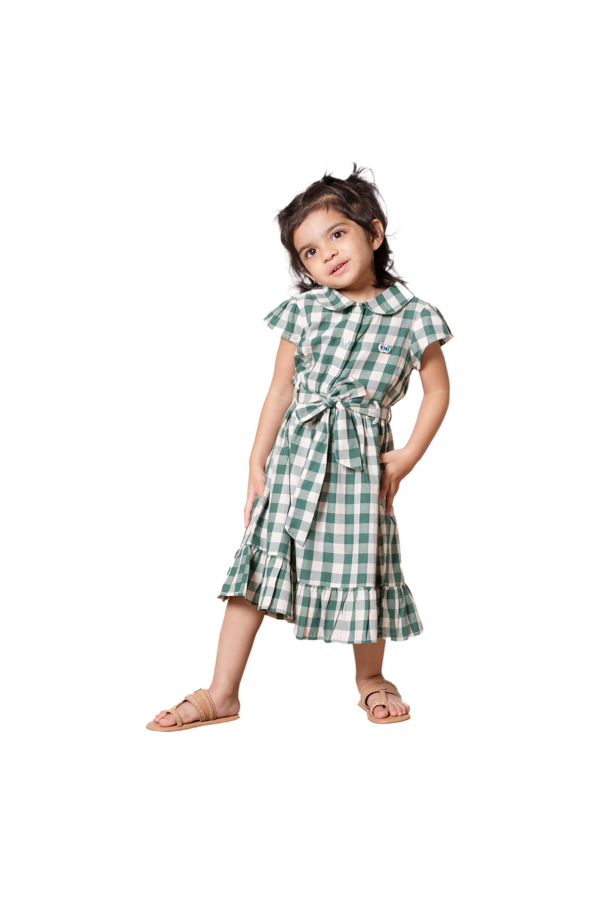 Girls Gale Gingham Dress