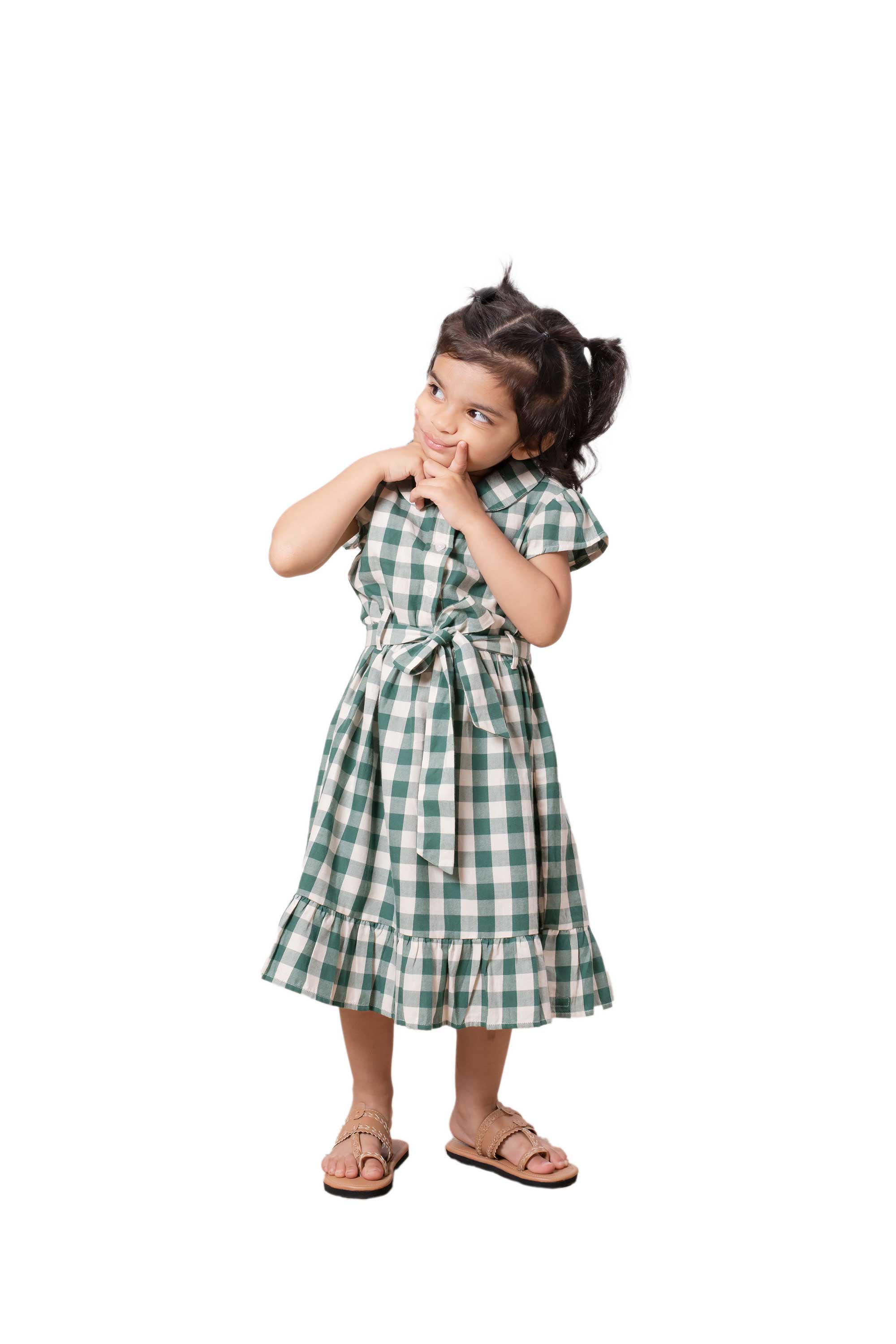 Girls Gale Gingham Dress