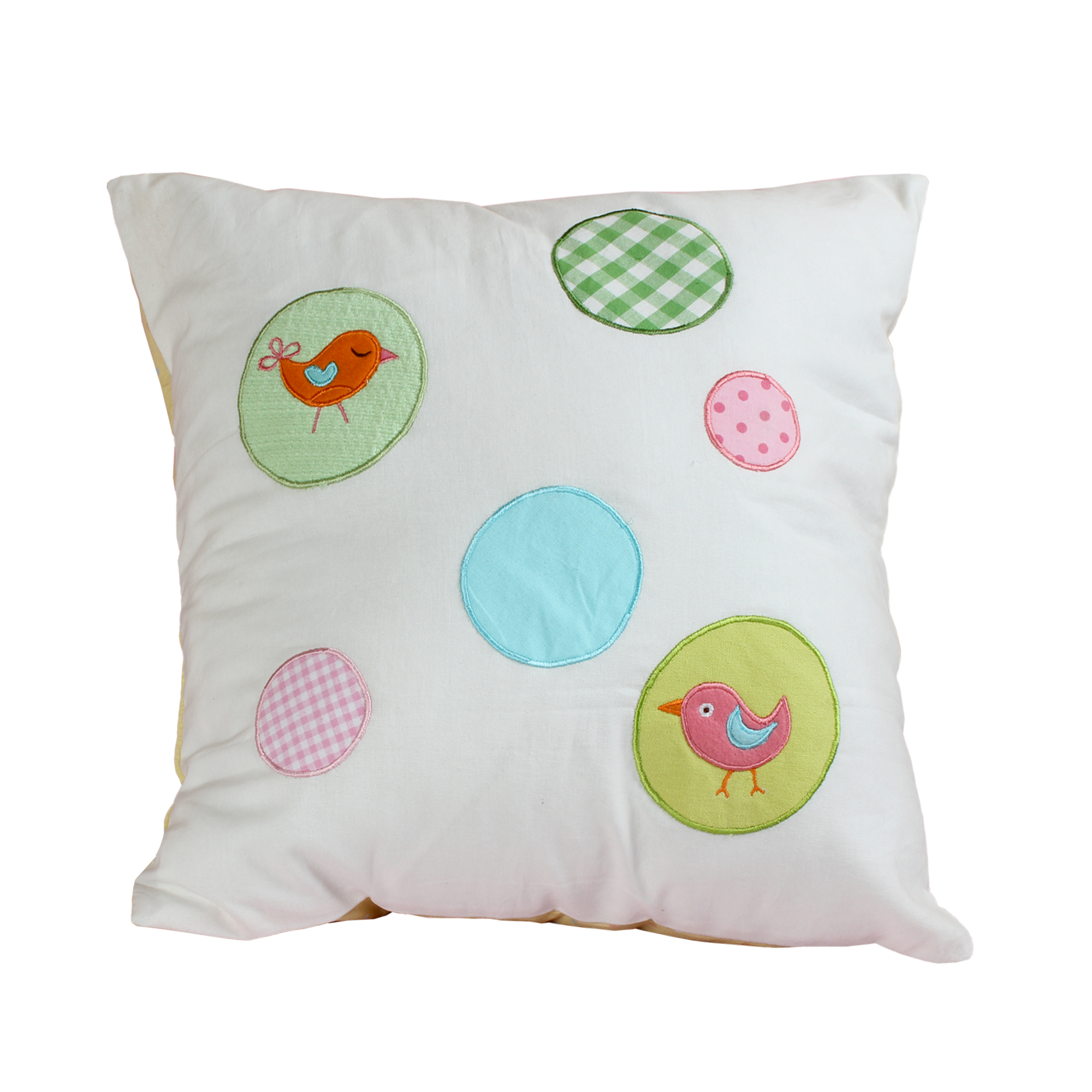 Flower Garden Circle Cushion Cover