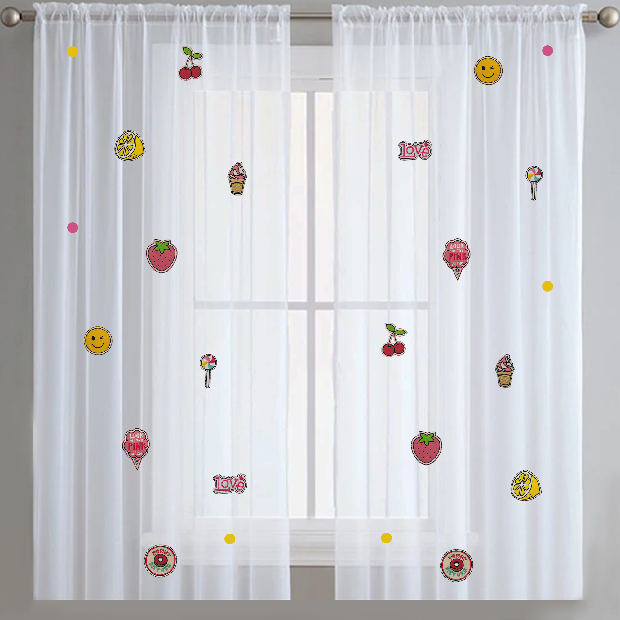 Little Treats -Sheer Curtain