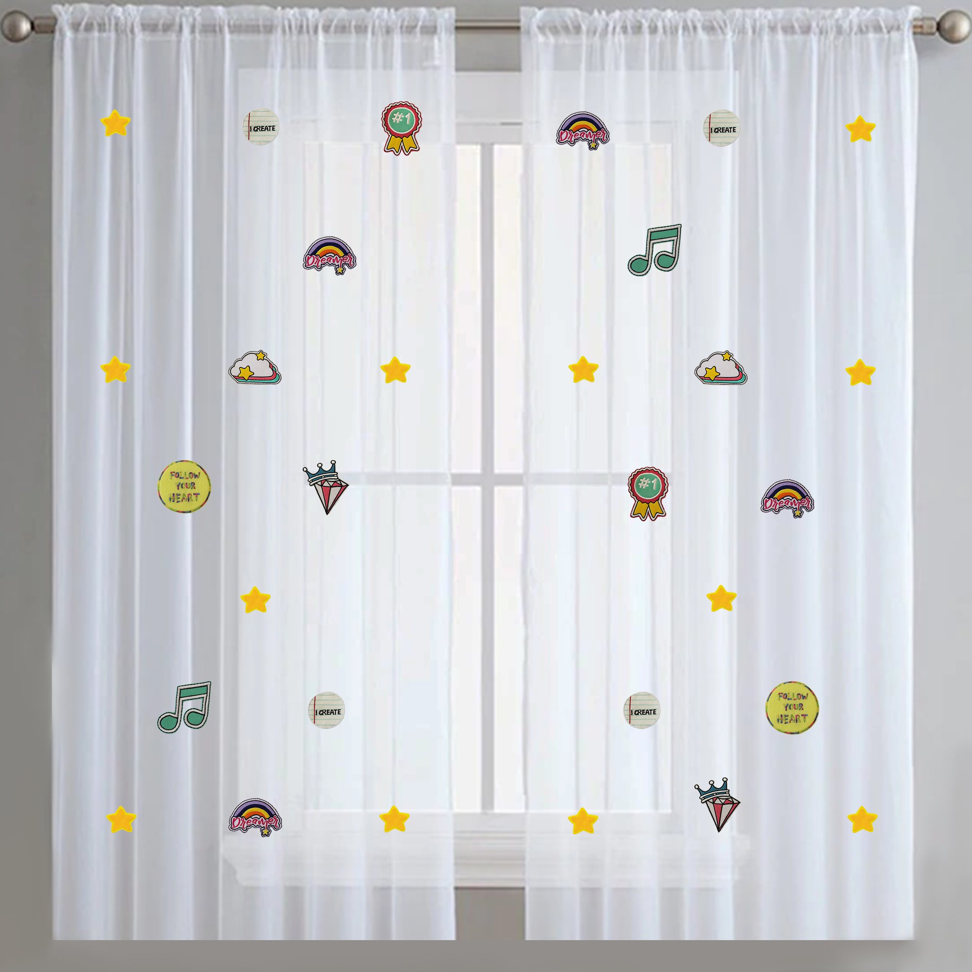 Dreamer -Sheer Curtains