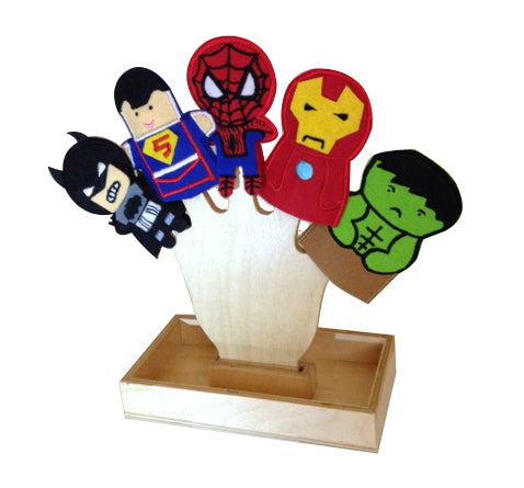 Finger Puppets - Superheros