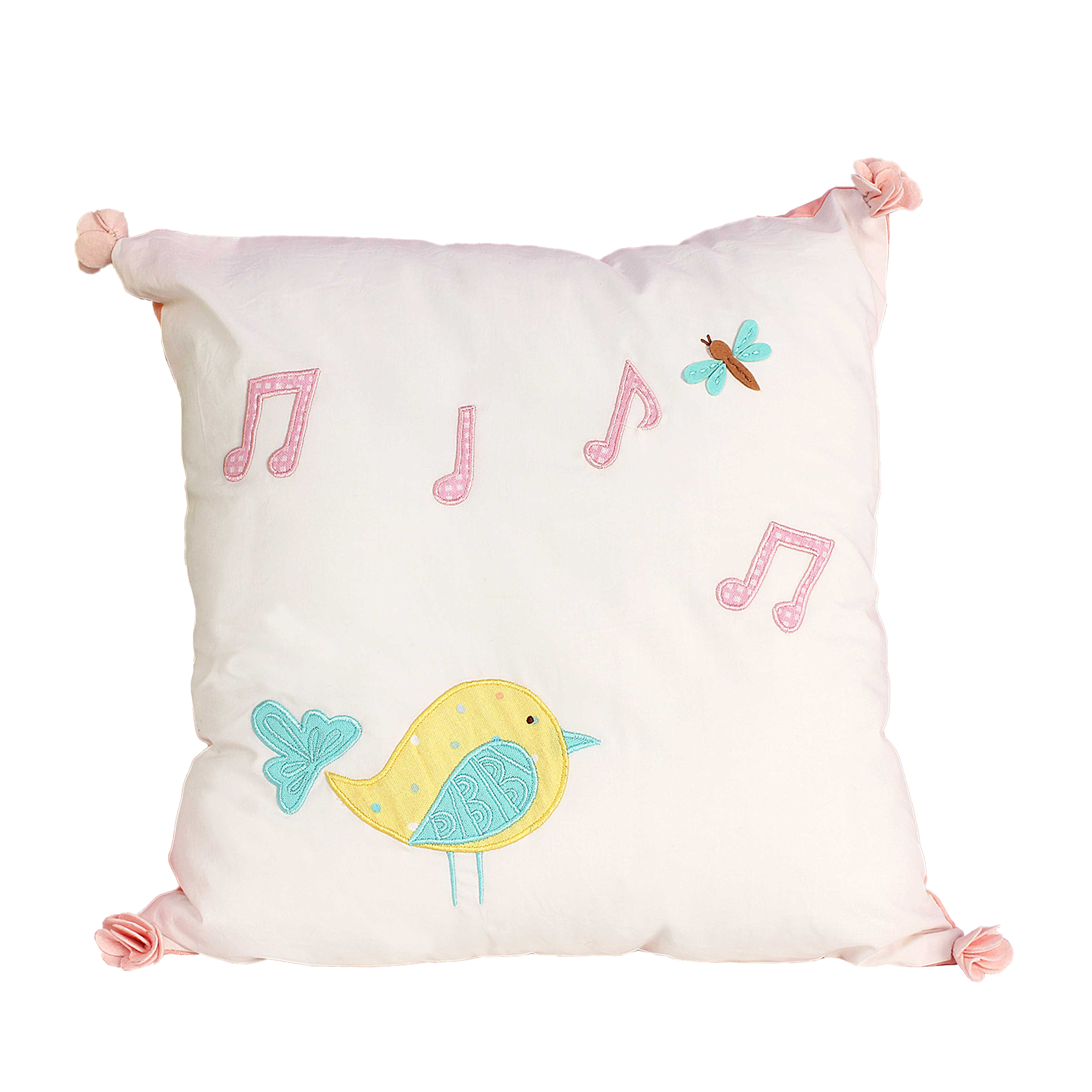 Happy Spring Bird Cushion Cover