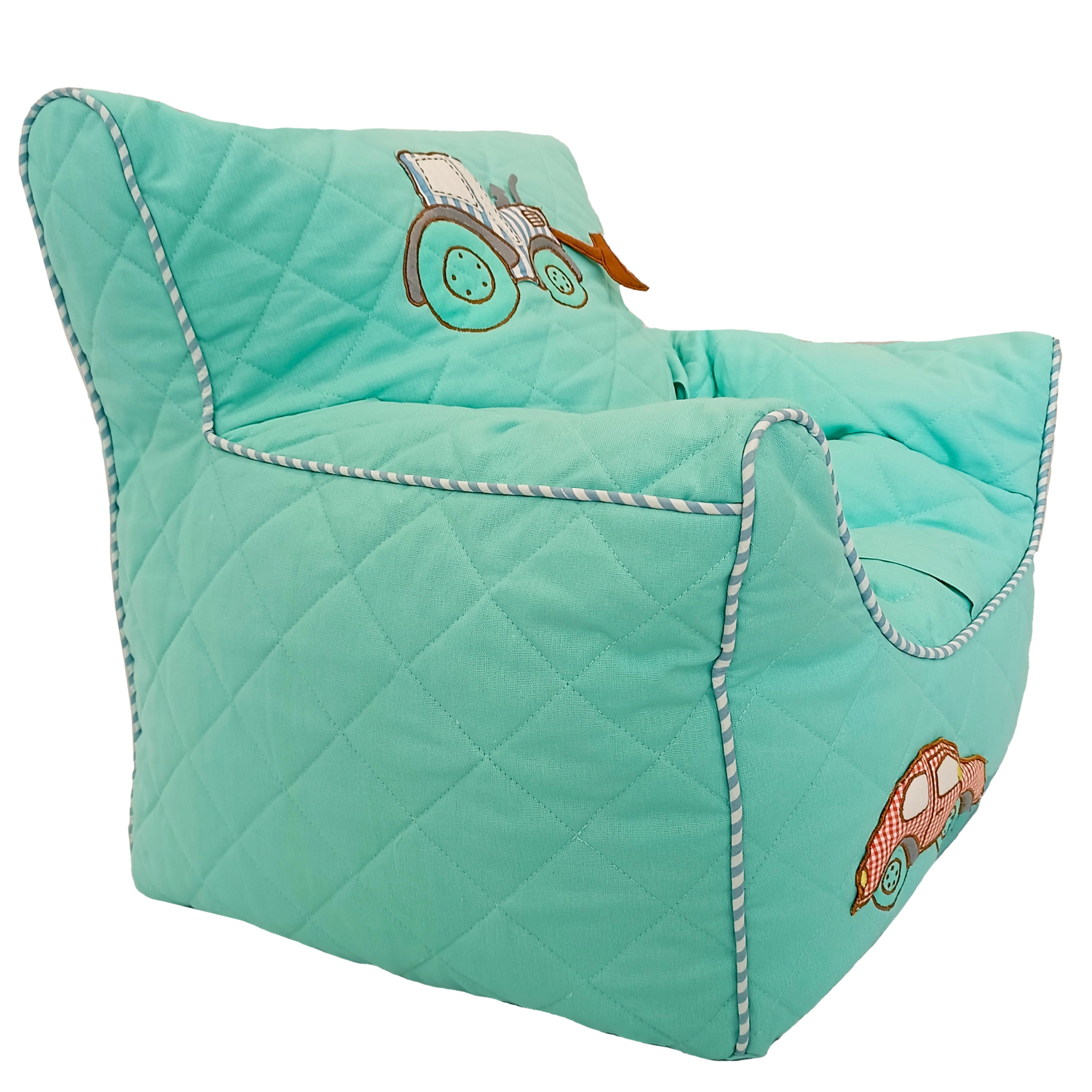 Boys N Toys Quilted - BeanChair Cover