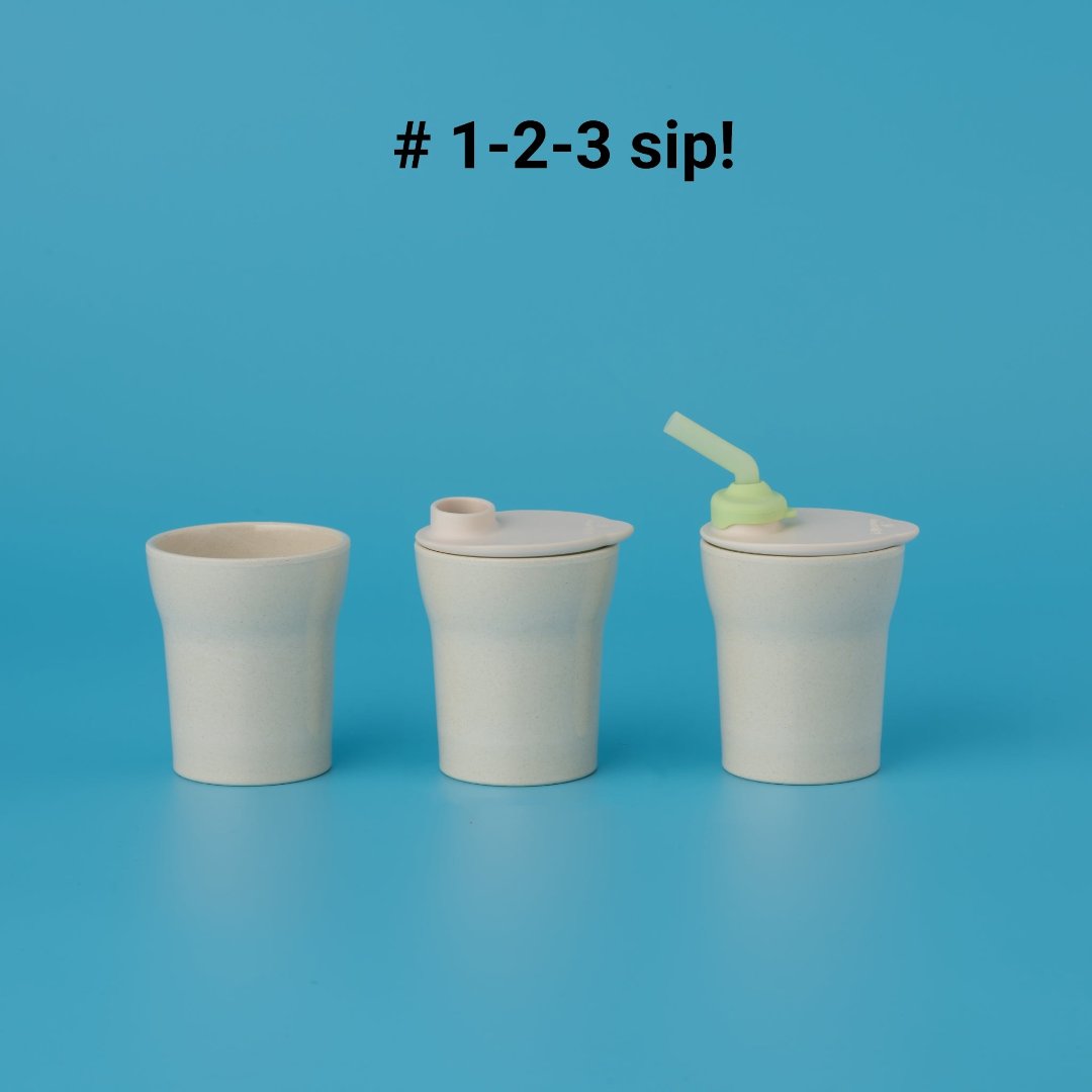 1-2-3 Sip! Sippy Cup Vanilla And  Cotton Candy