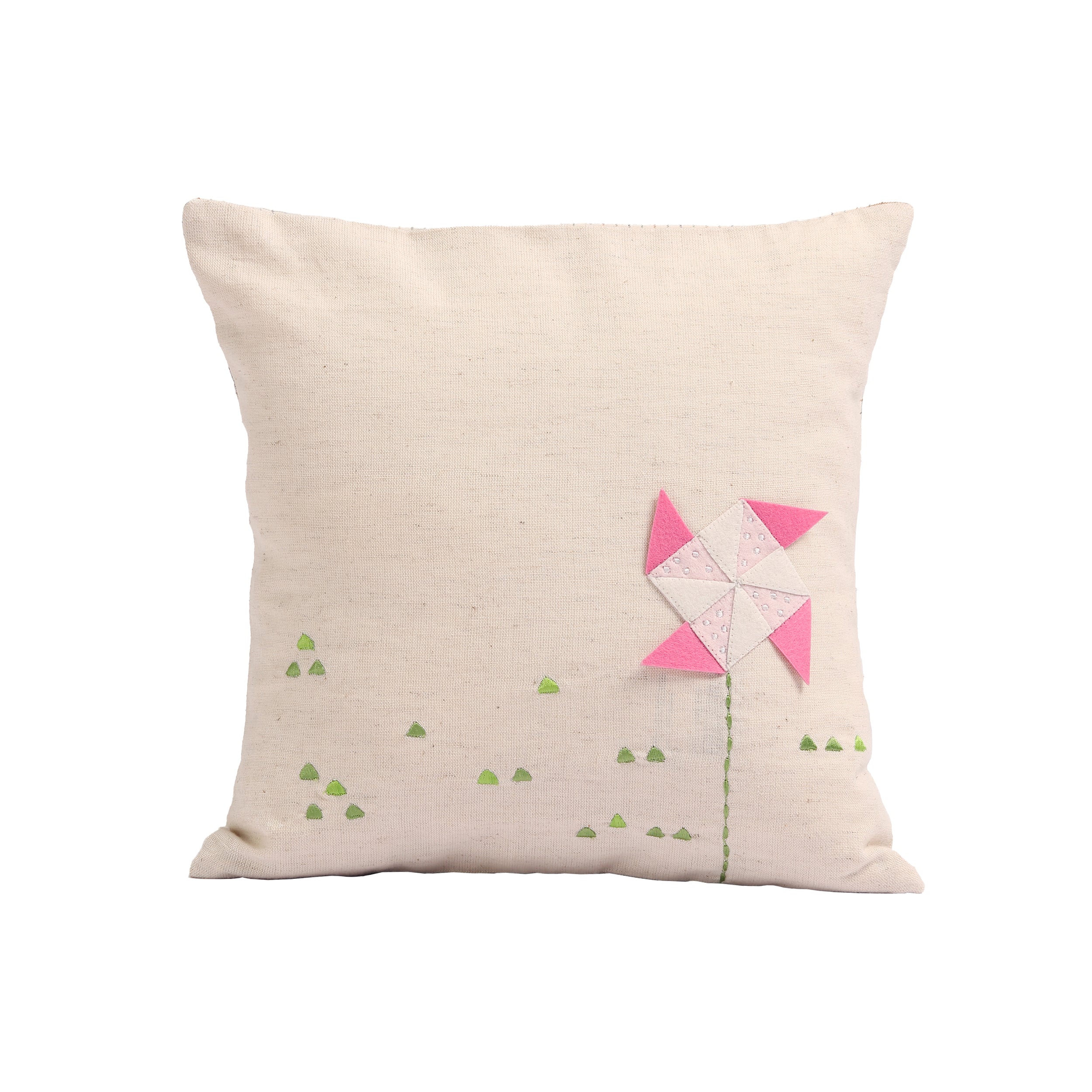 Out In The Woods  Pinwheel 12" x 12" Cushion Cover