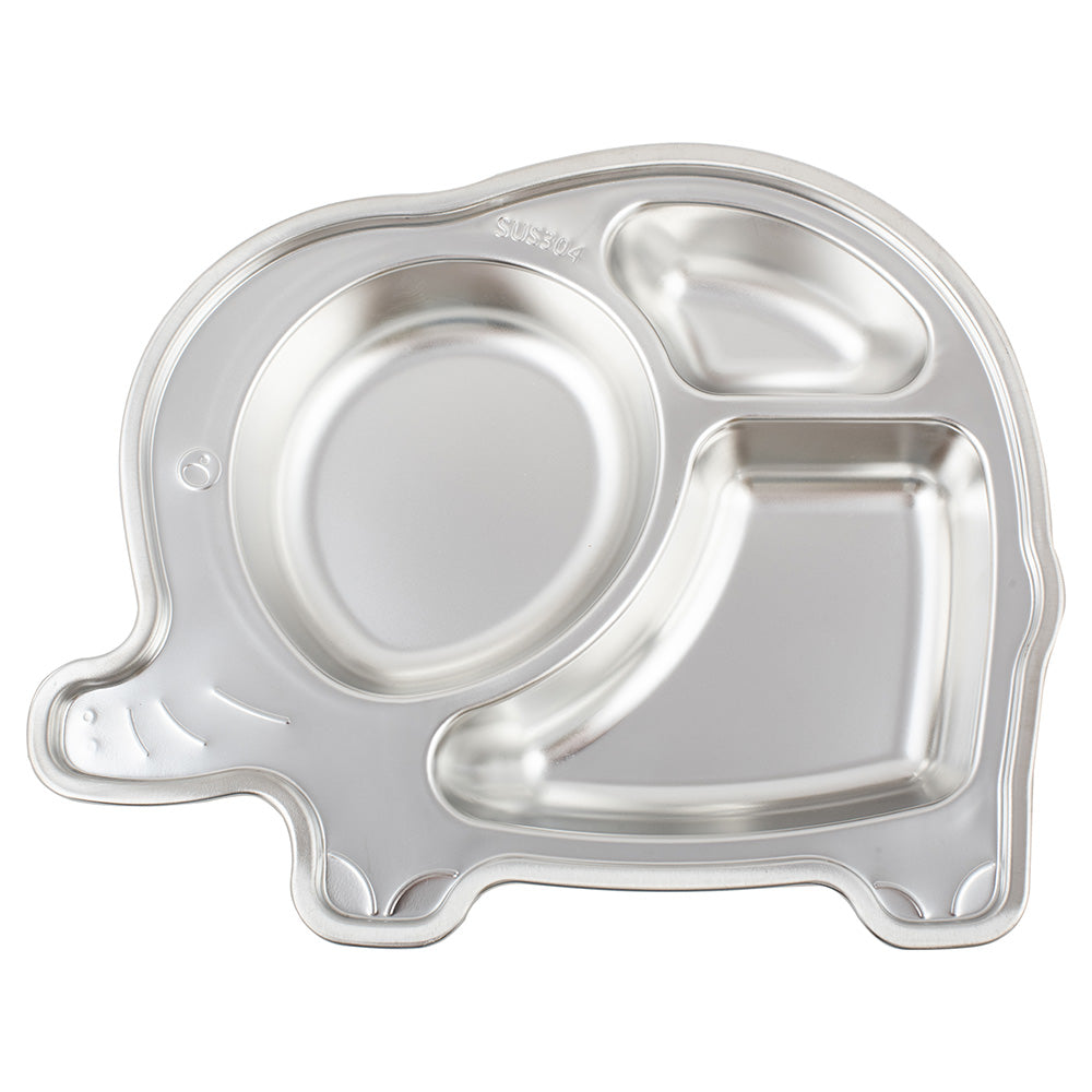 Stainless Steel Elephant Lunch Plate