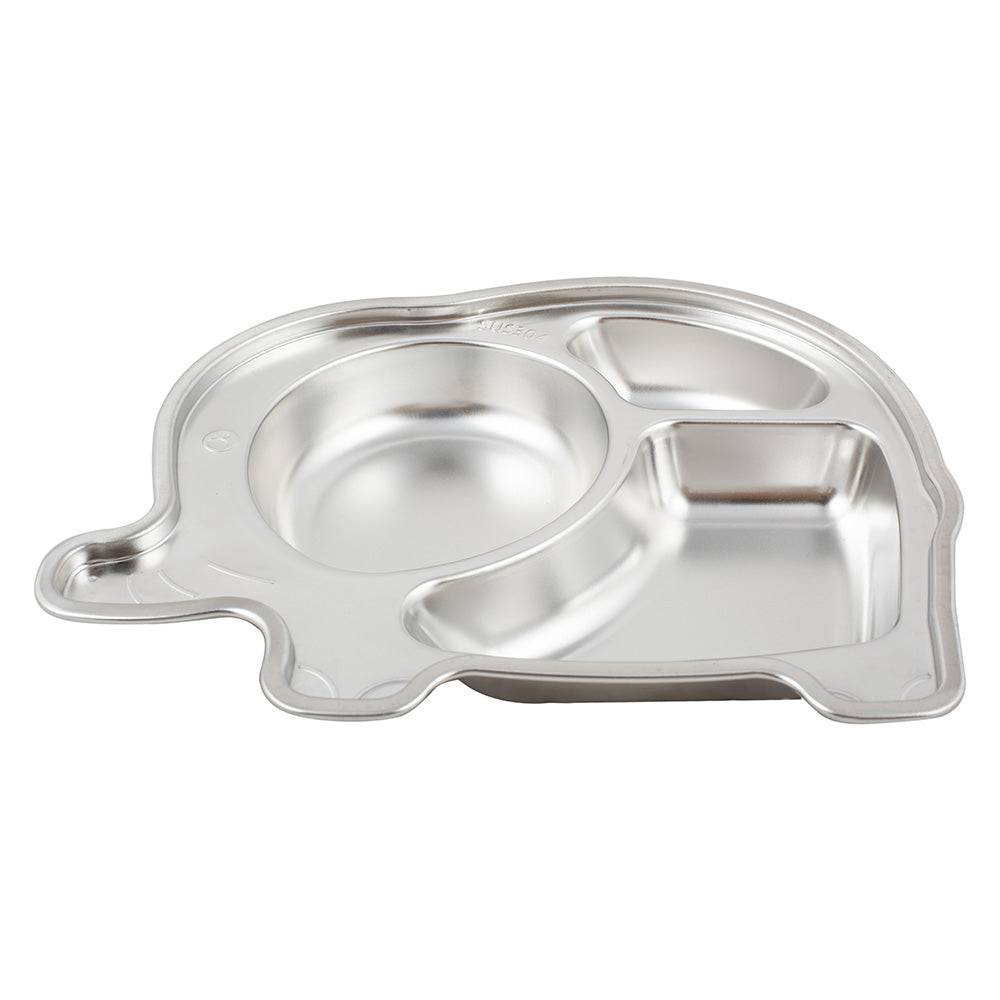 Stainless Steel Elephant Lunch Plate