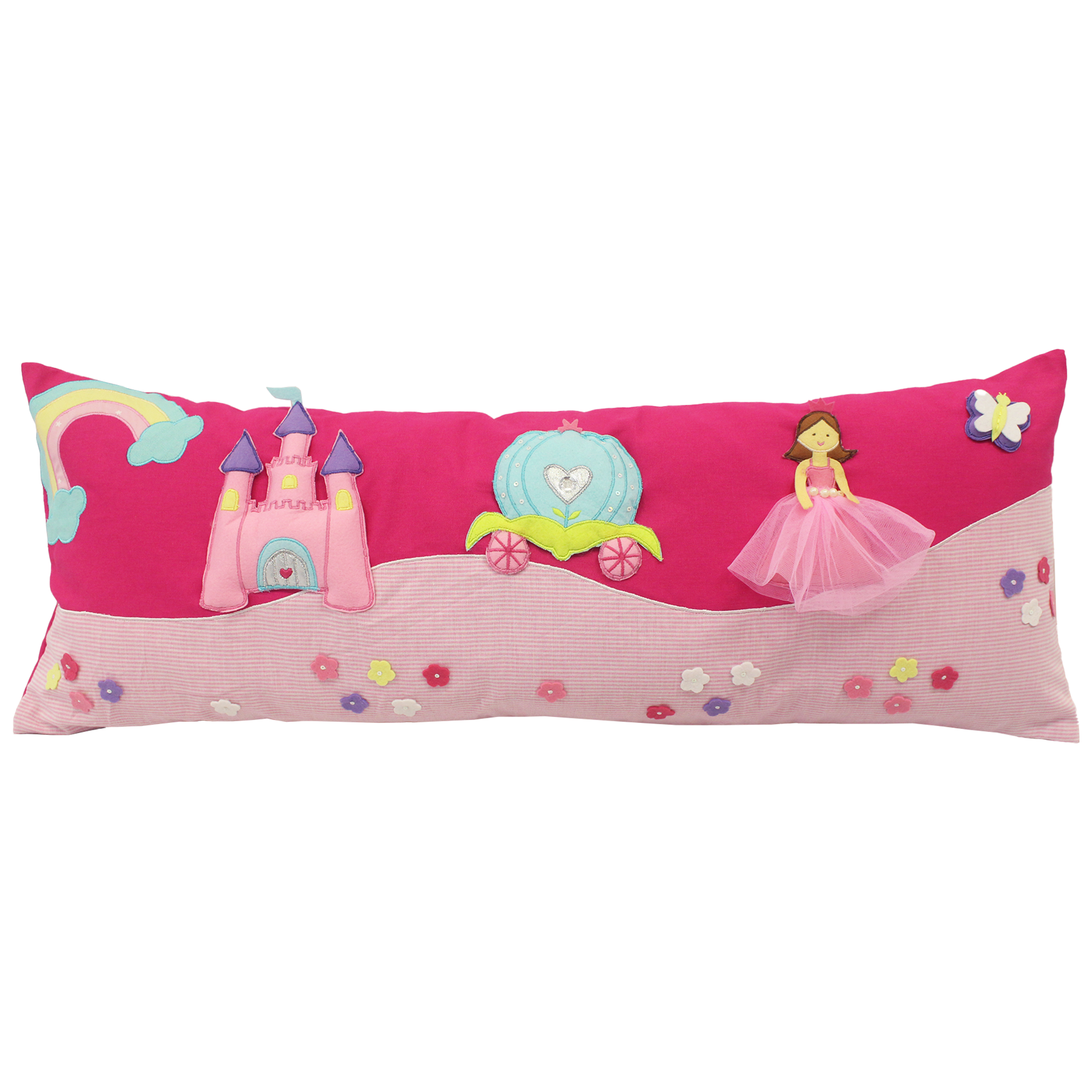 Princess Long Cushion Cover With Pop Ups