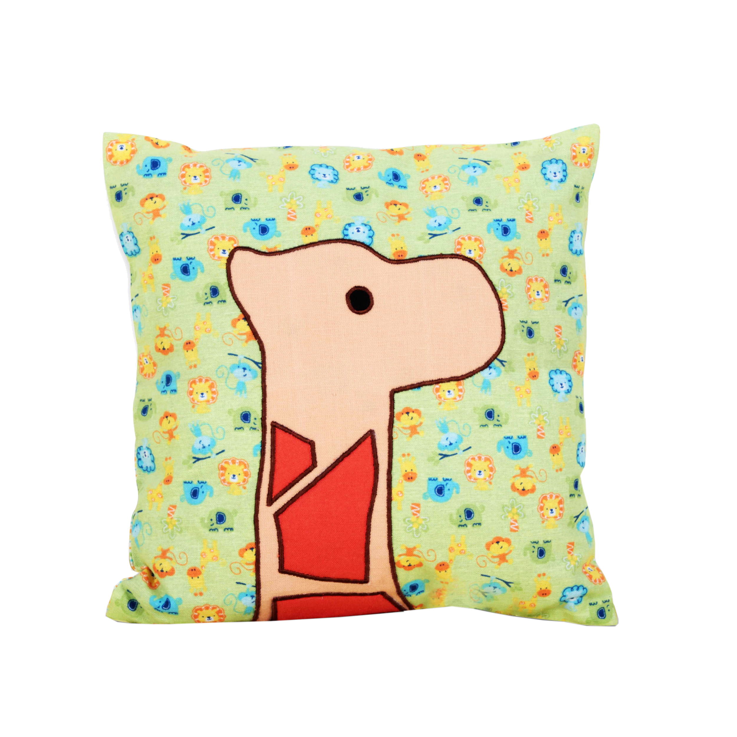 We Love Animals Giraffe 12" x 12" Cushion Cover