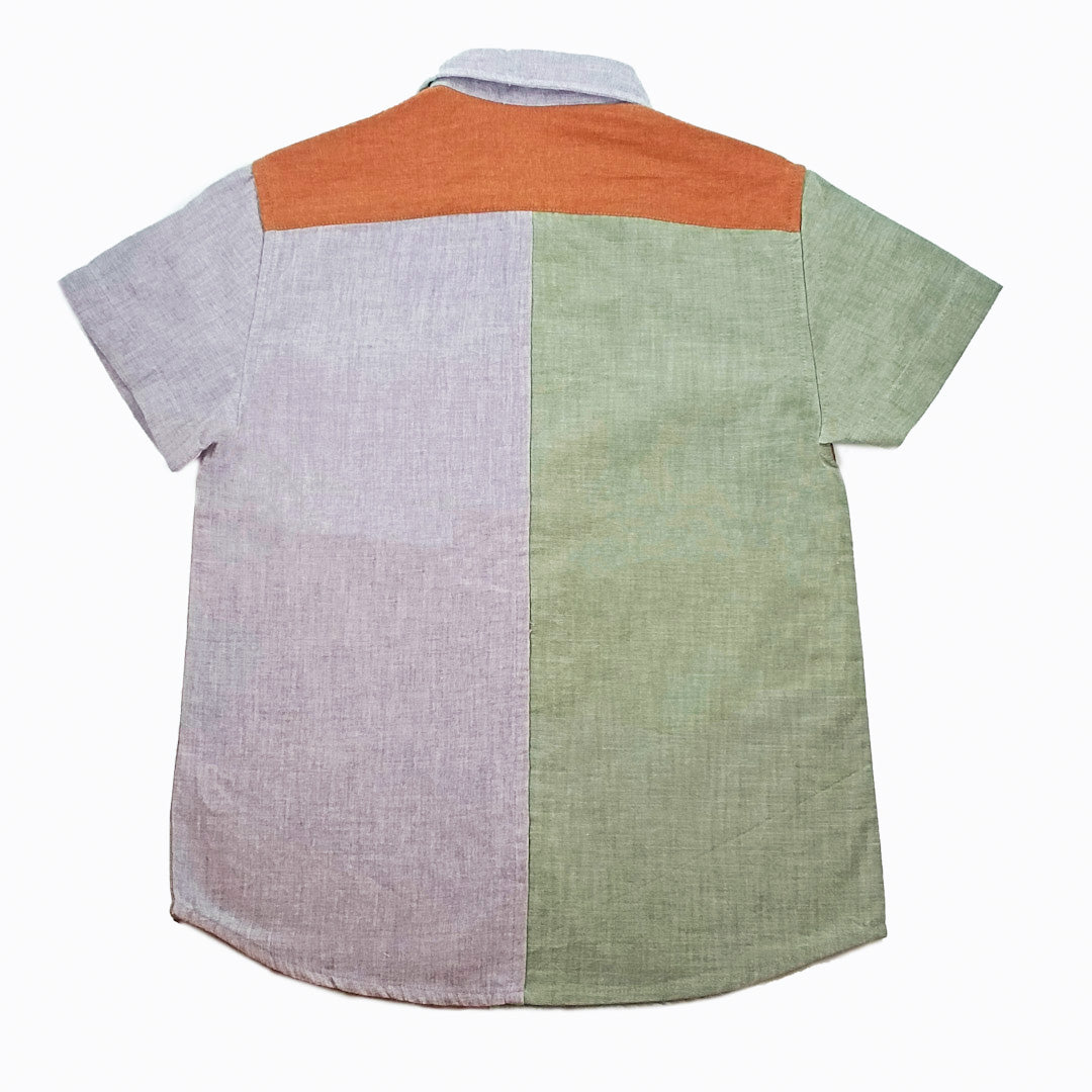 Boys Pine Patched Shirt