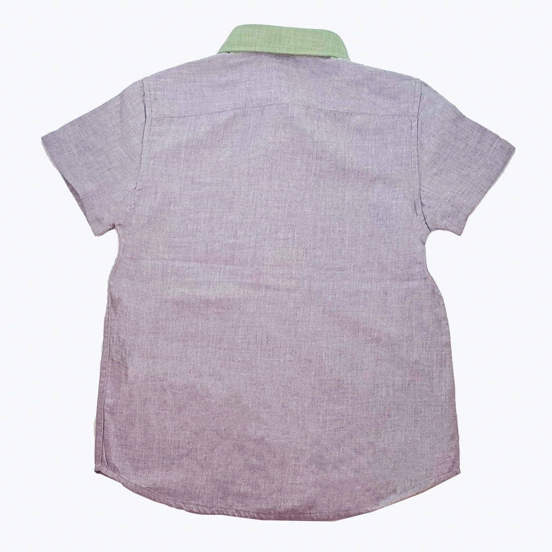 Boys Slate Coral Shirt
