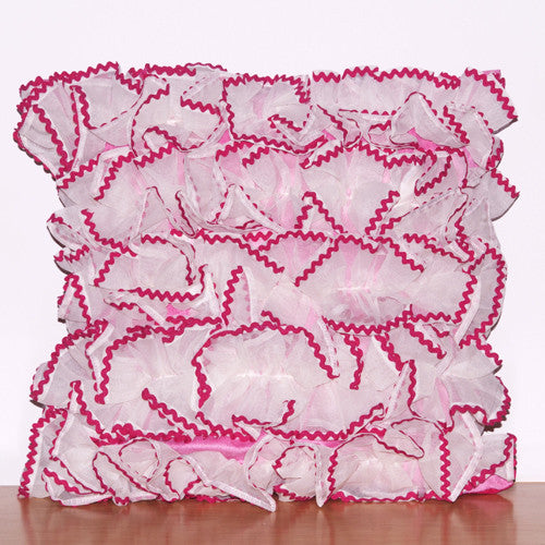 Crazy Cakes Ruffles Cushion Cover