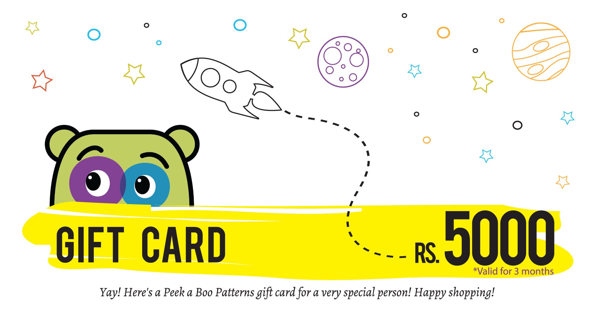 PEEKABOO Gift Card Rs 5000