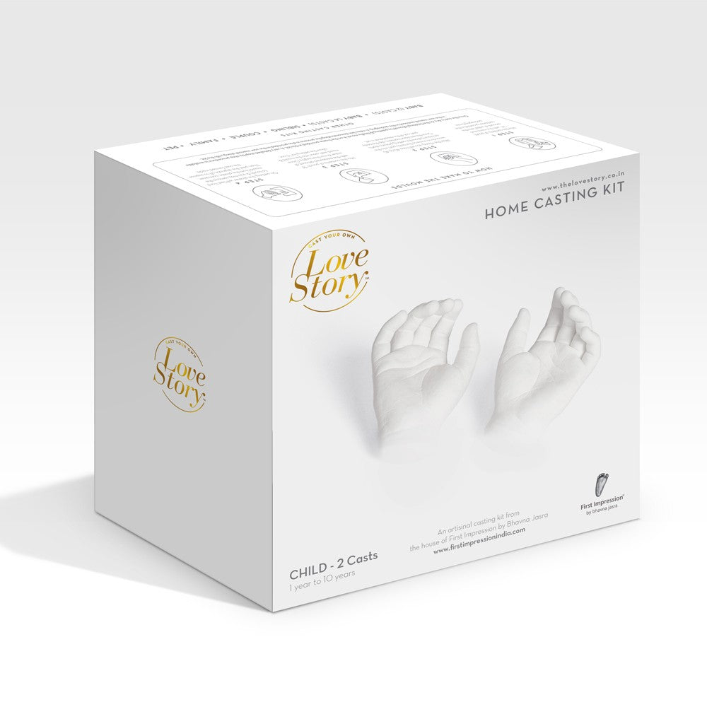 Child Impression Casting Kit - 2 Cast