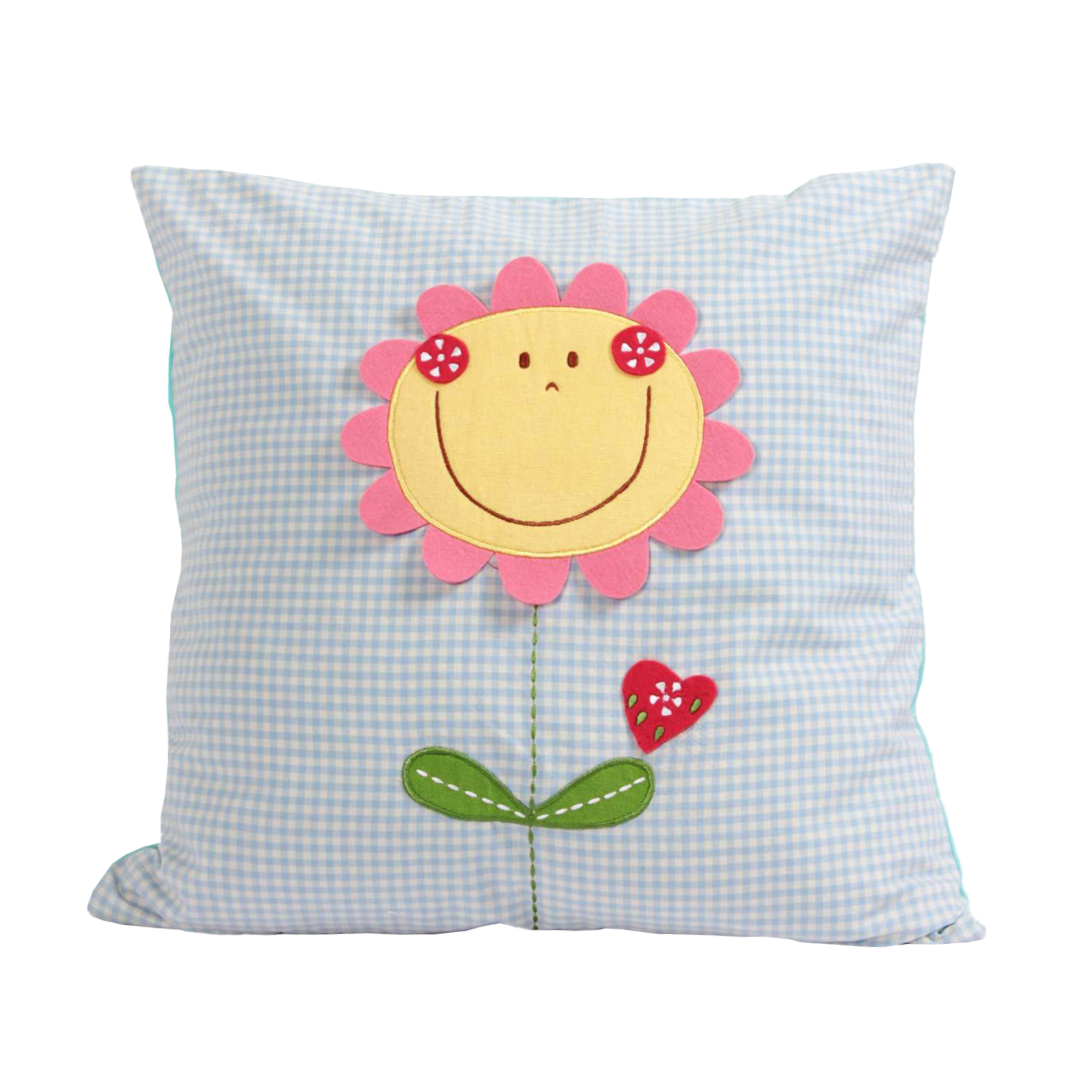 Smiley Wonder Heart Cushion Cover