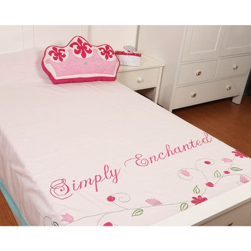 Simply Enchanted - White Collection Bed Cover Single